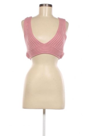 Γυναικείο αμάνικο μπλουζάκι Missguided, Μέγεθος L, Χρώμα Ρόζ , Τιμή 7,57 €