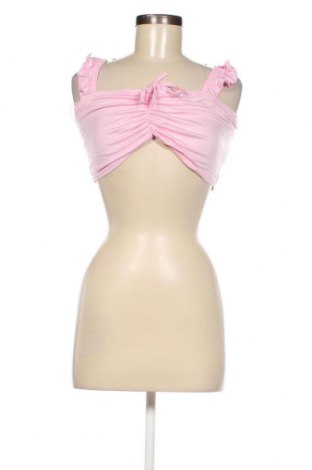 Γυναικείο αμάνικο μπλουζάκι Missguided, Μέγεθος L, Χρώμα Ρόζ , Τιμή 5,41 €