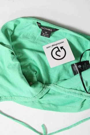 Γυναικείο αμάνικο μπλουζάκι Monki, Μέγεθος XS, Χρώμα Πράσινο, Τιμή 9,79 €