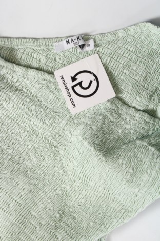Tricou de damă NA-KD, Mărime M, Culoare Verde, Preț 32,89 Lei