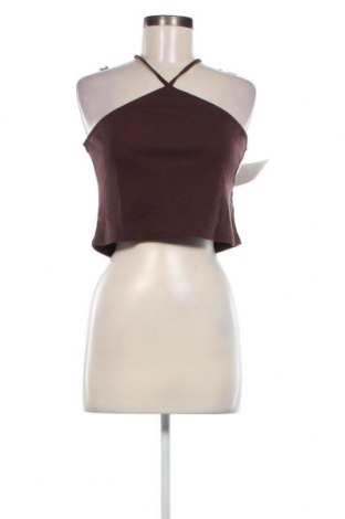 Γυναικείο αμάνικο μπλουζάκι NLY Eve, Μέγεθος XL, Χρώμα Καφέ, Τιμή 5,68 €