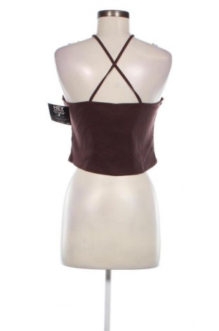 Γυναικείο αμάνικο μπλουζάκι NLY Eve, Μέγεθος XL, Χρώμα Καφέ, Τιμή 3,74 €