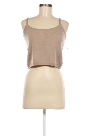 Γυναικείο αμάνικο μπλουζάκι Nly Trend, Μέγεθος L, Χρώμα  Μπέζ, Τιμή 7,57 €