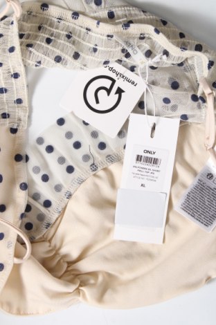 Γυναικείο αμάνικο μπλουζάκι ONLY, Μέγεθος XL, Χρώμα Εκρού, Τιμή 2,09 €