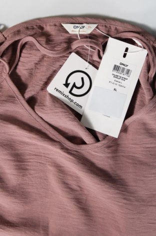 Γυναικείο αμάνικο μπλουζάκι ONLY, Μέγεθος XL, Χρώμα Σάπιο μήλο, Τιμή 13,92 €