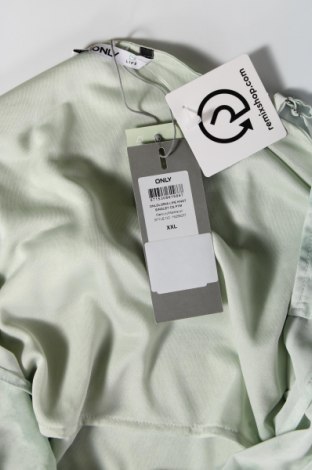 Γυναικείο αμάνικο μπλουζάκι ONLY, Μέγεθος XXL, Χρώμα Πράσινο, Τιμή 5,71 €