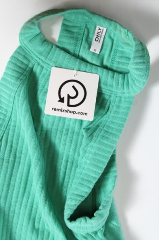 Γυναικείο αμάνικο μπλουζάκι ONLY, Μέγεθος XS, Χρώμα Πράσινο, Τιμή 13,92 €