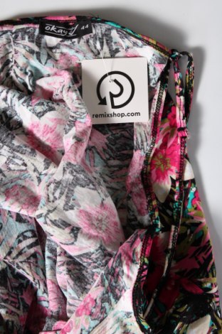 Γυναικείο αμάνικο μπλουζάκι Okay, Μέγεθος XL, Χρώμα Πολύχρωμο, Τιμή 3,62 €