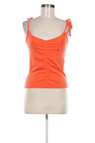 Γυναικείο αμάνικο μπλουζάκι Page One, Μέγεθος XS, Χρώμα Πορτοκαλί, Τιμή 2,99 €