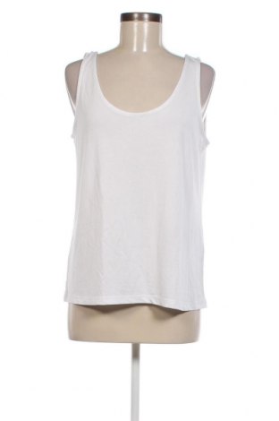 Γυναικείο αμάνικο μπλουζάκι Pieces, Μέγεθος XL, Χρώμα Λευκό, Τιμή 5,71 €