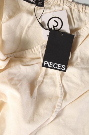 Tricou de damă Pieces, Mărime XL, Culoare Ecru, Preț 31,09 Lei