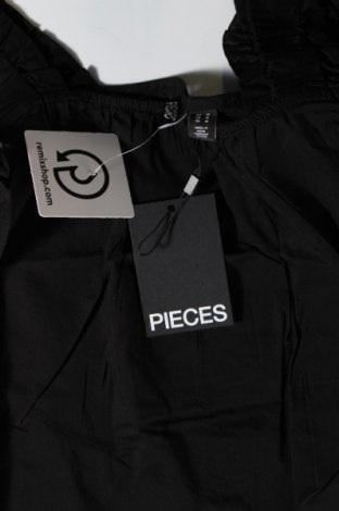 Γυναικείο αμάνικο μπλουζάκι Pieces, Μέγεθος M, Χρώμα Μαύρο, Τιμή 13,92 €