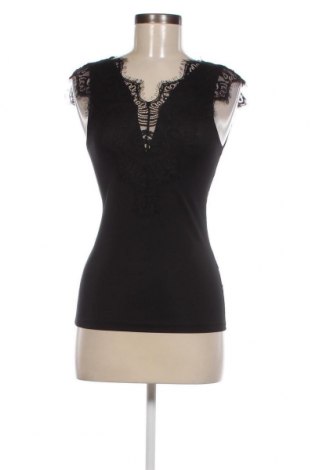 Γυναικείο αμάνικο μπλουζάκι Pieces, Μέγεθος M, Χρώμα Μαύρο, Τιμή 5,99 €