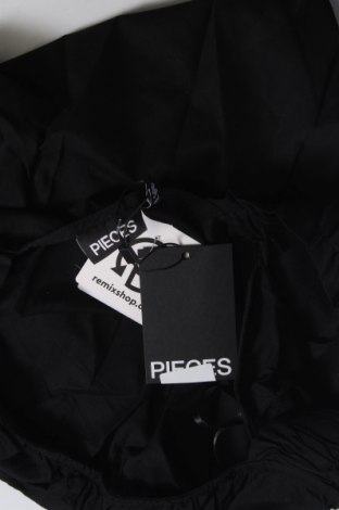 Γυναικείο αμάνικο μπλουζάκι Pieces, Μέγεθος XS, Χρώμα Μαύρο, Τιμή 13,92 €