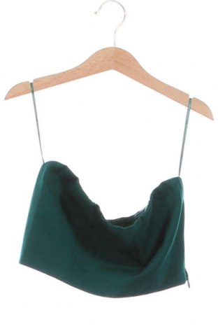Γυναικείο αμάνικο μπλουζάκι Pull&Bear, Μέγεθος XS, Χρώμα Πράσινο, Τιμή 5,52 €