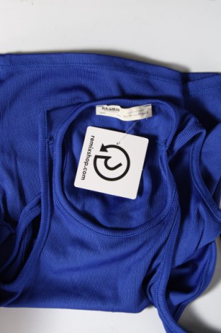Damska koszulka na ramiączkach Pull&Bear, Rozmiar M, Kolor Niebieski, Cena 15,10 zł