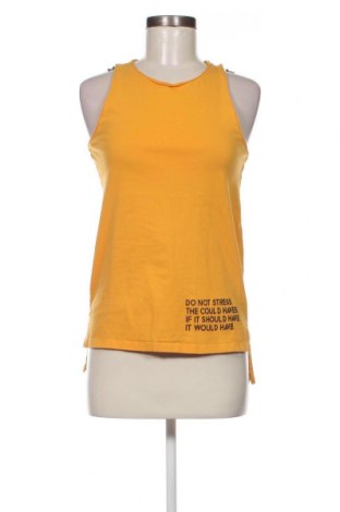 Γυναικείο αμάνικο μπλουζάκι Reserved, Μέγεθος XS, Χρώμα Κίτρινο, Τιμή 6,65 €
