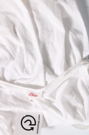 Γυναικείο αμάνικο μπλουζάκι S.Oliver, Μέγεθος XL, Χρώμα Λευκό, Τιμή 6,19 €