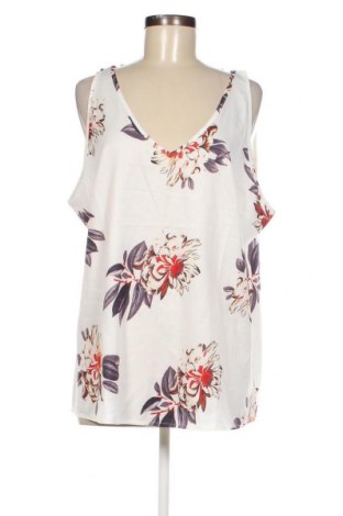 Γυναικείο αμάνικο μπλουζάκι SHEIN, Μέγεθος 3XL, Χρώμα Λευκό, Τιμή 9,74 €