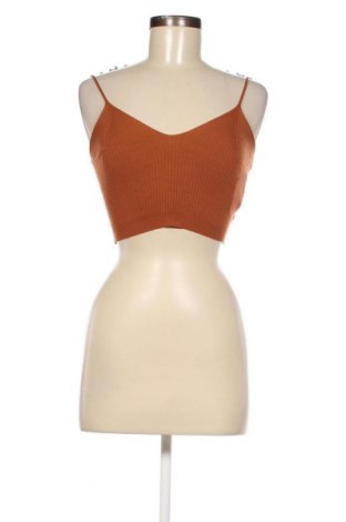 Γυναικείο αμάνικο μπλουζάκι SHEIN, Μέγεθος XL, Χρώμα Καφέ, Τιμή 2,89 €