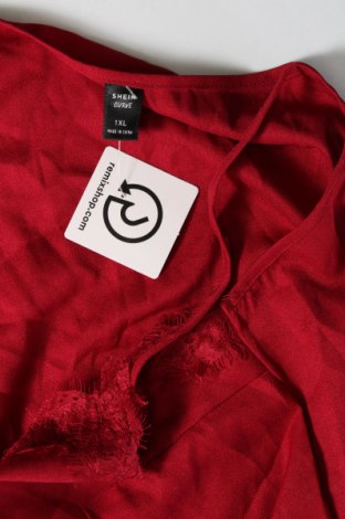 Damska koszulka na ramiączkach SHEIN, Rozmiar XL, Kolor Czerwony, Cena 41,58 zł