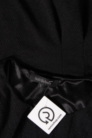 Γυναικείο αμάνικο μπλουζάκι Soft Rebels, Μέγεθος S, Χρώμα Μαύρο, Τιμή 4,33 €