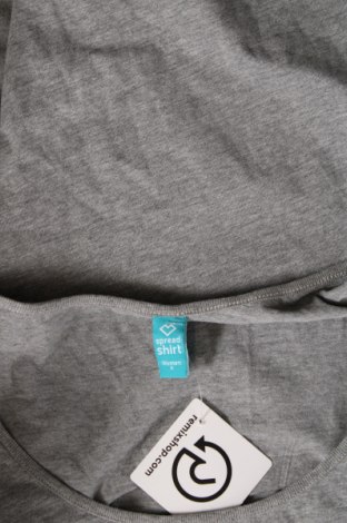 Damentop Spread Shirt, Größe S, Farbe Grau, Preis 9,05 €
