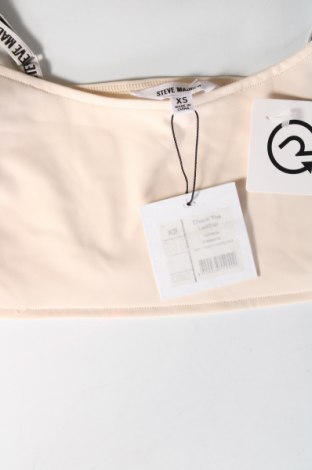 Γυναικείο αμάνικο μπλουζάκι Steve Madden, Μέγεθος XS, Χρώμα Εκρού, Τιμή 14,95 €