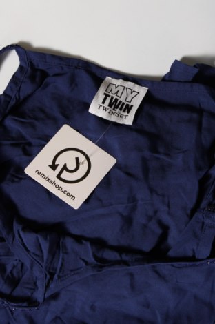 Γυναικείο αμάνικο μπλουζάκι TWINSET, Μέγεθος S, Χρώμα Μπλέ, Τιμή 14,85 €