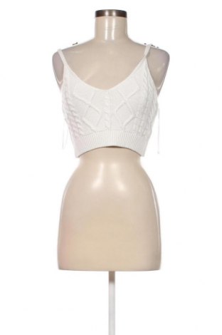 Γυναικείο αμάνικο μπλουζάκι Tally Weijl, Μέγεθος S, Χρώμα Λευκό, Τιμή 10,82 €