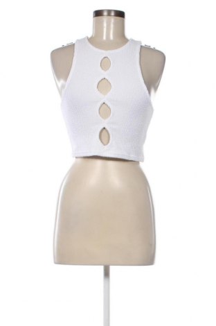 Γυναικείο αμάνικο μπλουζάκι Tally Weijl, Μέγεθος M, Χρώμα Λευκό, Τιμή 4,22 €