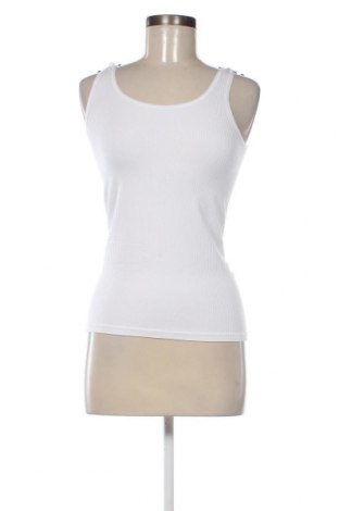 Γυναικείο αμάνικο μπλουζάκι Tamaris, Μέγεθος S, Χρώμα Λευκό, Τιμή 4,63 €