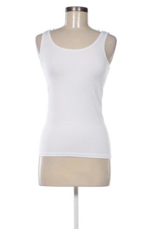 Γυναικείο αμάνικο μπλουζάκι Tamaris, Μέγεθος S, Χρώμα Λευκό, Τιμή 14,95 €