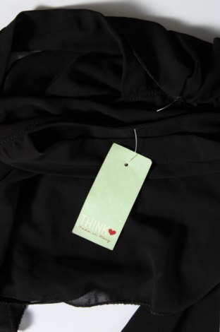 Γυναικείο αμάνικο μπλουζάκι Think!, Μέγεθος L, Χρώμα Μαύρο, Τιμή 2,87 €