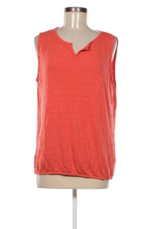 Γυναικείο αμάνικο μπλουζάκι Tom Tailor, Μέγεθος XL, Χρώμα Πορτοκαλί, Τιμή 4,58 €