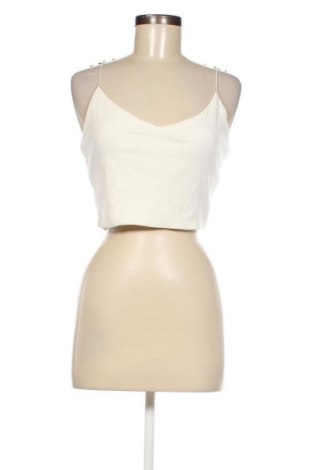 Γυναικείο αμάνικο μπλουζάκι Weekday, Μέγεθος M, Χρώμα Λευκό, Τιμή 4,44 €