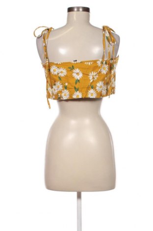 Γυναικείο αμάνικο μπλουζάκι Zaful, Μέγεθος L, Χρώμα Κίτρινο, Τιμή 3,22 €
