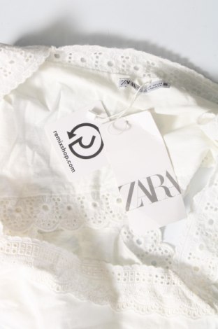 Γυναικείο αμάνικο μπλουζάκι Zara, Μέγεθος S, Χρώμα Λευκό, Τιμή 10,68 €