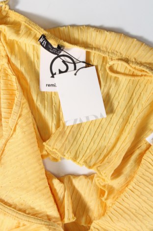 Tricou de damă Zara, Mărime L, Culoare Galben, Preț 69,08 Lei