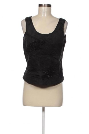 Γυναικείο αμάνικο μπλουζάκι Ze-Ze, Μέγεθος M, Χρώμα Μαύρο, Τιμή 2,33 €