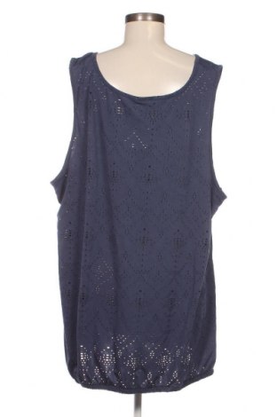 Γυναικείο αμάνικο μπλουζάκι Zizzi, Μέγεθος XXL, Χρώμα Μπλέ, Τιμή 7,42 €