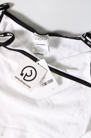 Γυναικείο αμάνικο μπλουζάκι iets frans..., Μέγεθος S, Χρώμα Λευκό, Τιμή 4,49 €