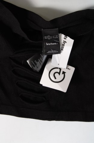 Γυναικείο αμάνικο μπλουζάκι iets frans..., Μέγεθος XS, Χρώμα Μαύρο, Τιμή 4,04 €