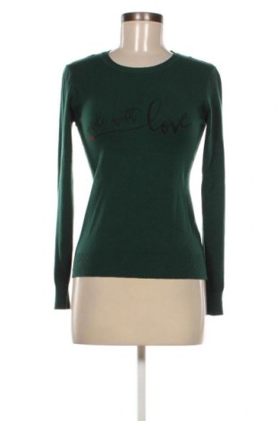Дамски пуловер, Размер S, Цвят Зелен, Цена 9,52 лв.