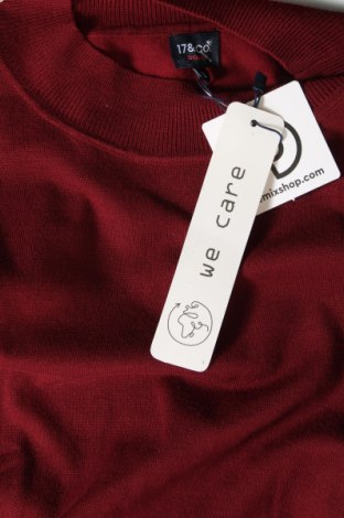 Дамски пуловер 17 & Co., Размер L, Цвят Червен, Цена 14,08 лв.