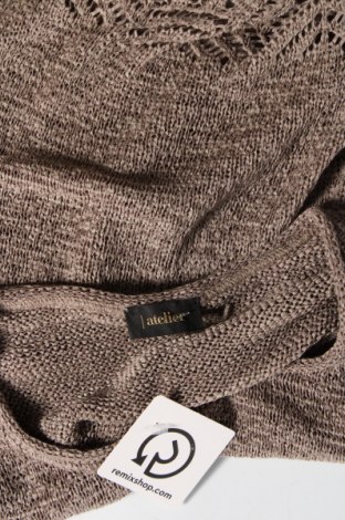 Дамски пуловер Atelier, Размер XL, Цвят Сив, Цена 5,80 лв.