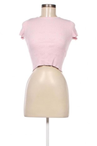 Дамски пуловер Bershka, Размер S, Цвят Розов, Цена 4,35 лв.