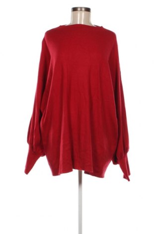 Дамски пуловер Body Flirt, Размер 4XL, Цвят Червен, Цена 17,41 лв.