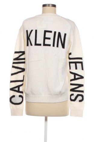 Damenpullover Calvin Klein Jeans, Größe M, Farbe Ecru, Preis 91,75 €