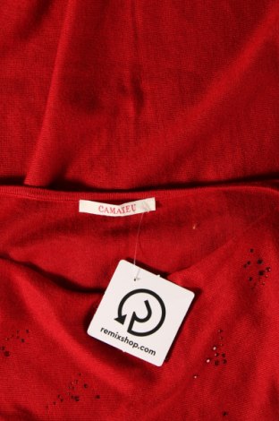 Дамски пуловер Camaieu, Размер L, Цвят Червен, Цена 12,18 лв.